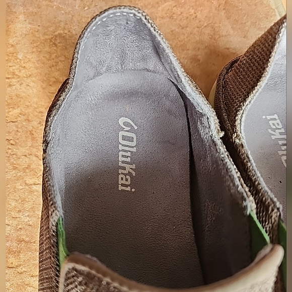 Olukai Nohea Mesh Casual Convertable Loafer Shoe 8.5 Mustang Lime Peel - Picture 9 of 11